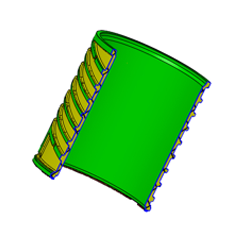 Aluminyo haluang metal die casting cooling water jacket Aluminyo haluang metal die casting cooling water jacket